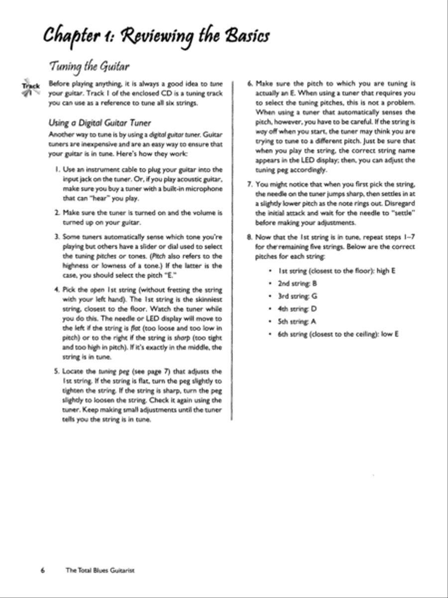 The Total Blues Guitarist Electric Guitar scores gallery preview page 4