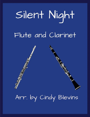Book cover for Silent Night, for Flute and Clarinet