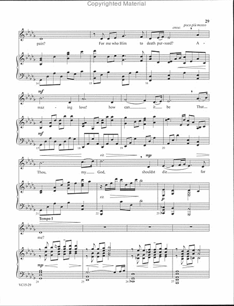 Sacred Solos of Dan Forrest - medium voice Medium Voice scores gallery preview page 11