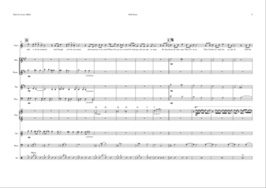The End Of A Love Affair The End Of A Love Affair Trombone scores gallery preview page 3