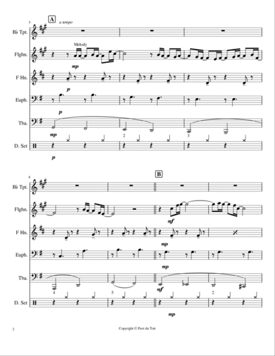 Aubrey Small Ensemble scores gallery preview page 2