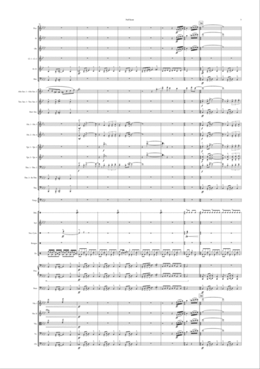 The Glory Days The Glory Days Full Orchestra scores gallery preview page 5
