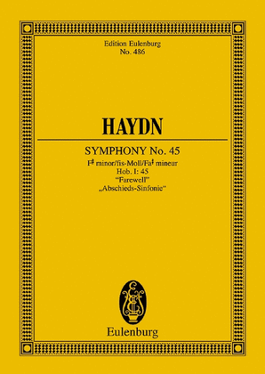 Symphony No. 45 F# minor