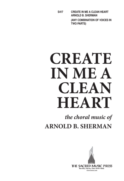 Create in Me a Clean Heart