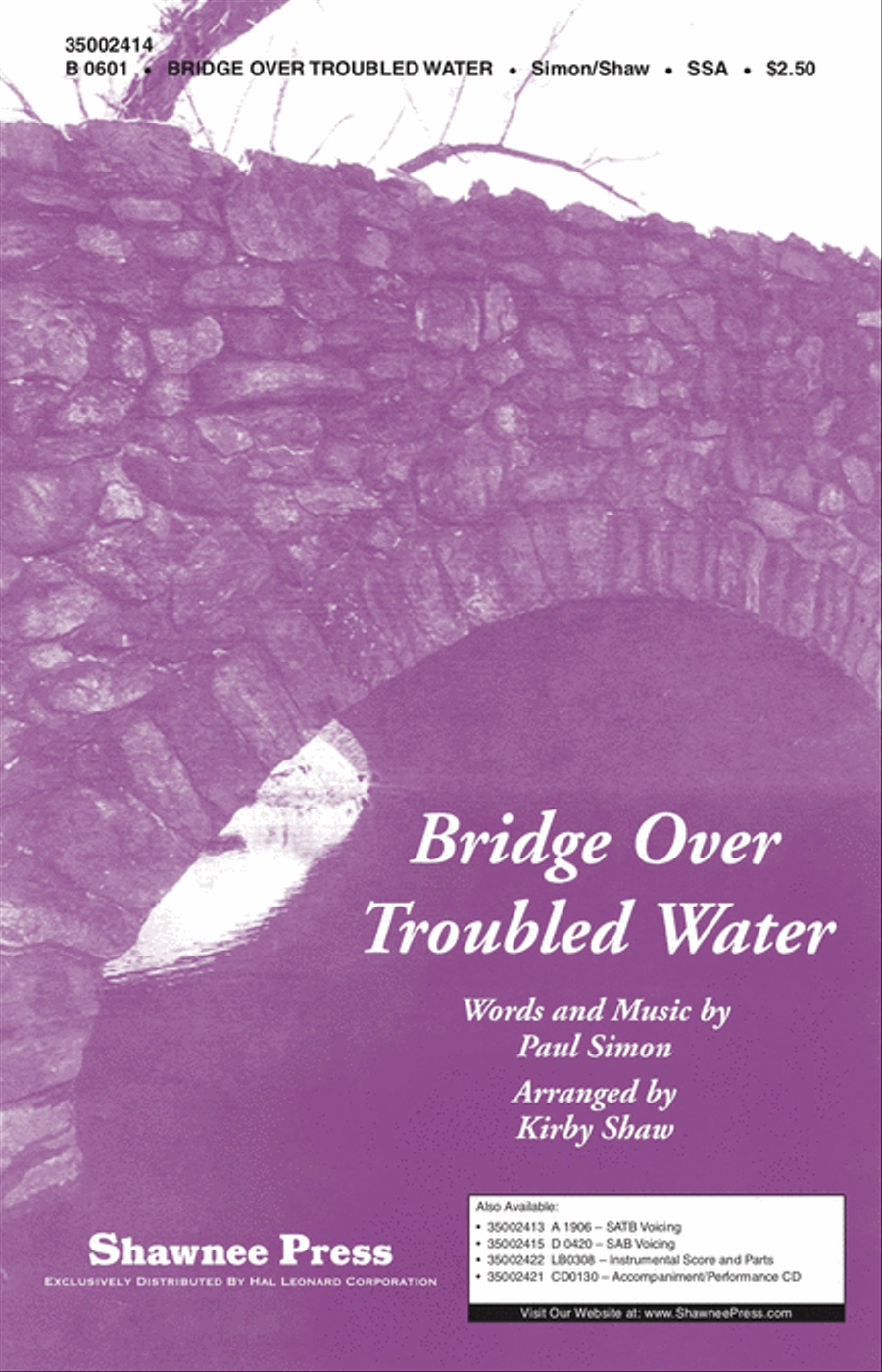 Bridge over Troubled Water SSA scores gallery preview page 1