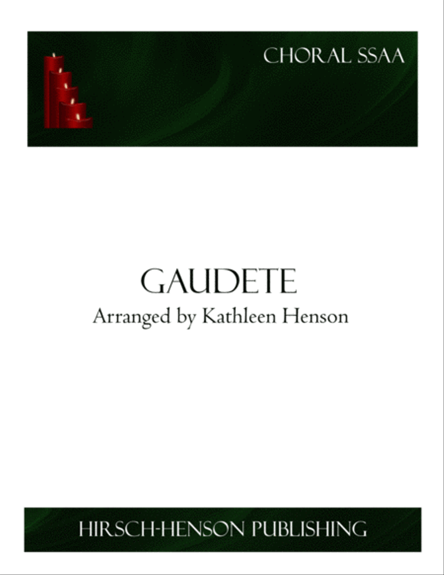 Gaudete Gaudete SSAA scores gallery preview page 1