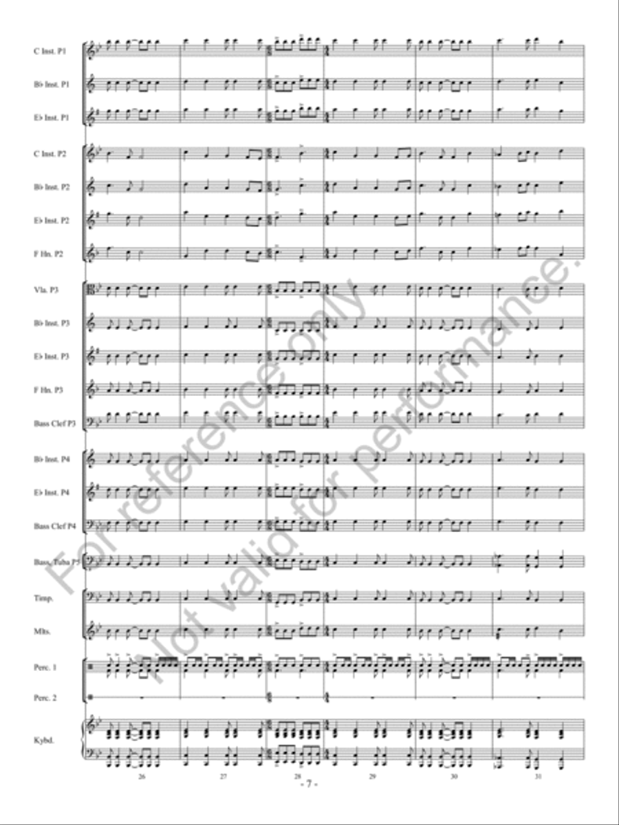 Antecedium Concert Band - Sheet Music page 8