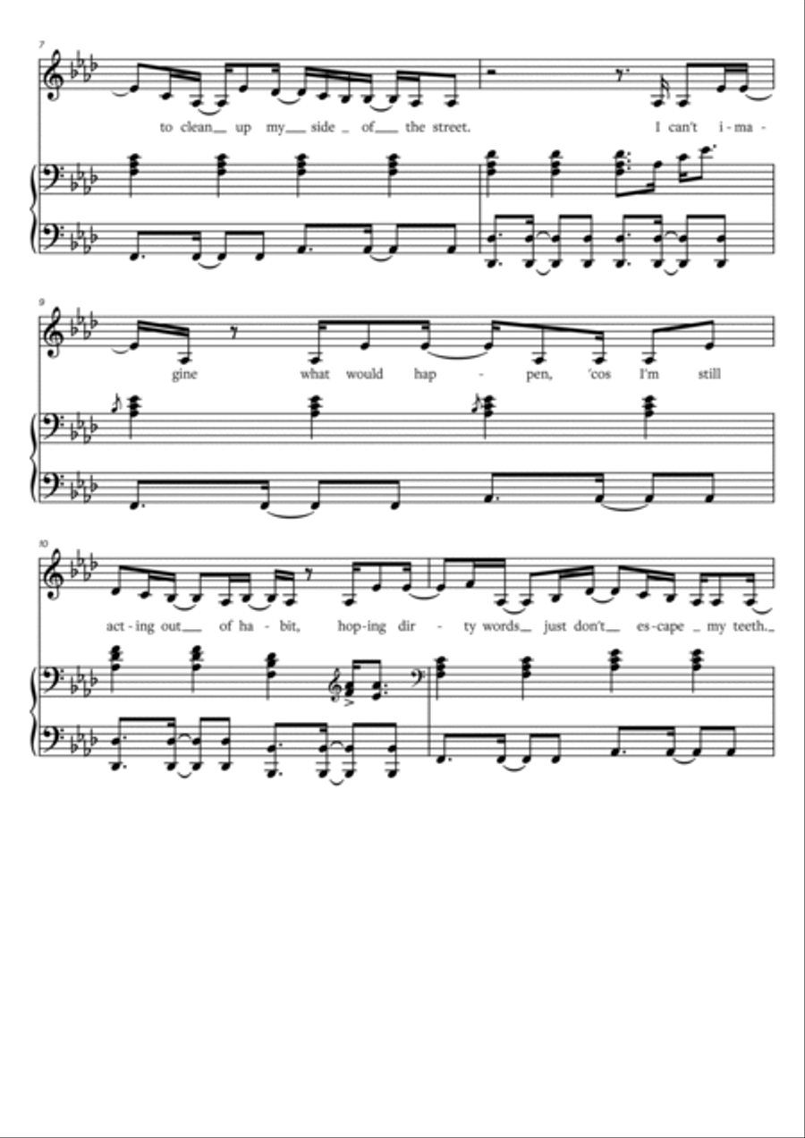 Don't Forget Me Don't Forget Me Voice scores gallery preview page 2