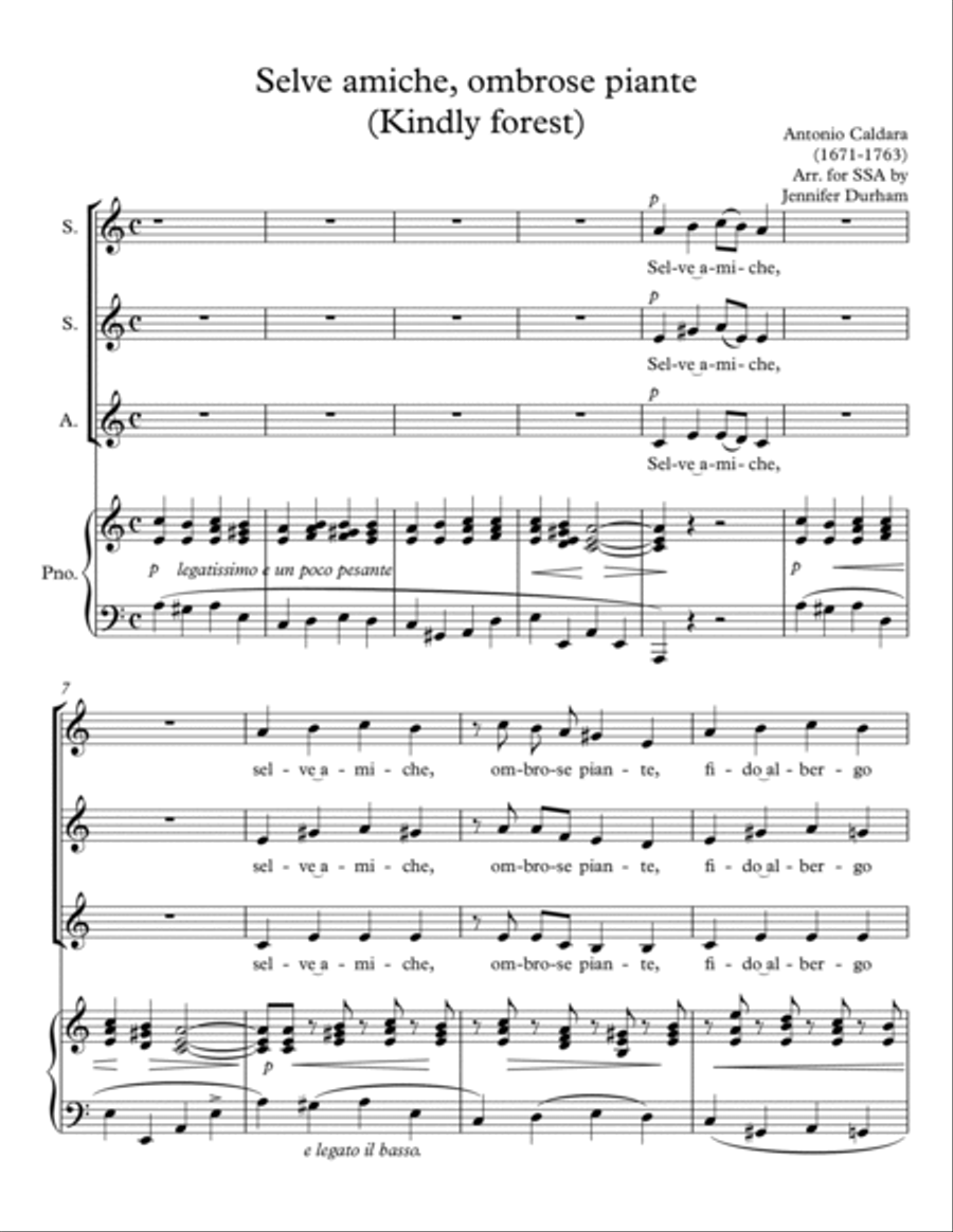 Selve amiche, ombrose piante - SSA SSA scores gallery preview page 2