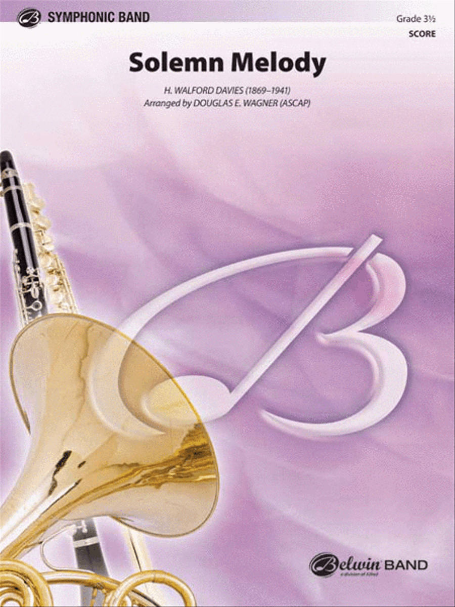 Solemn Melody Concert Band scores gallery preview page 1