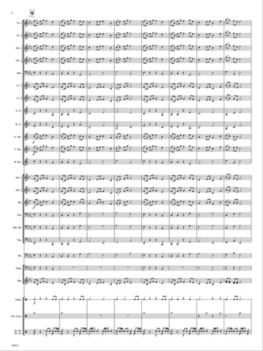 Heritage March Heritage March Concert Band scores gallery preview page 5