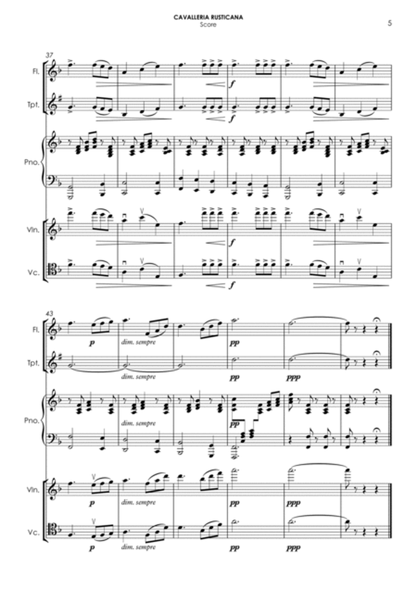 Cavalleria Rusticana - Intermezzo (quintet) image number null