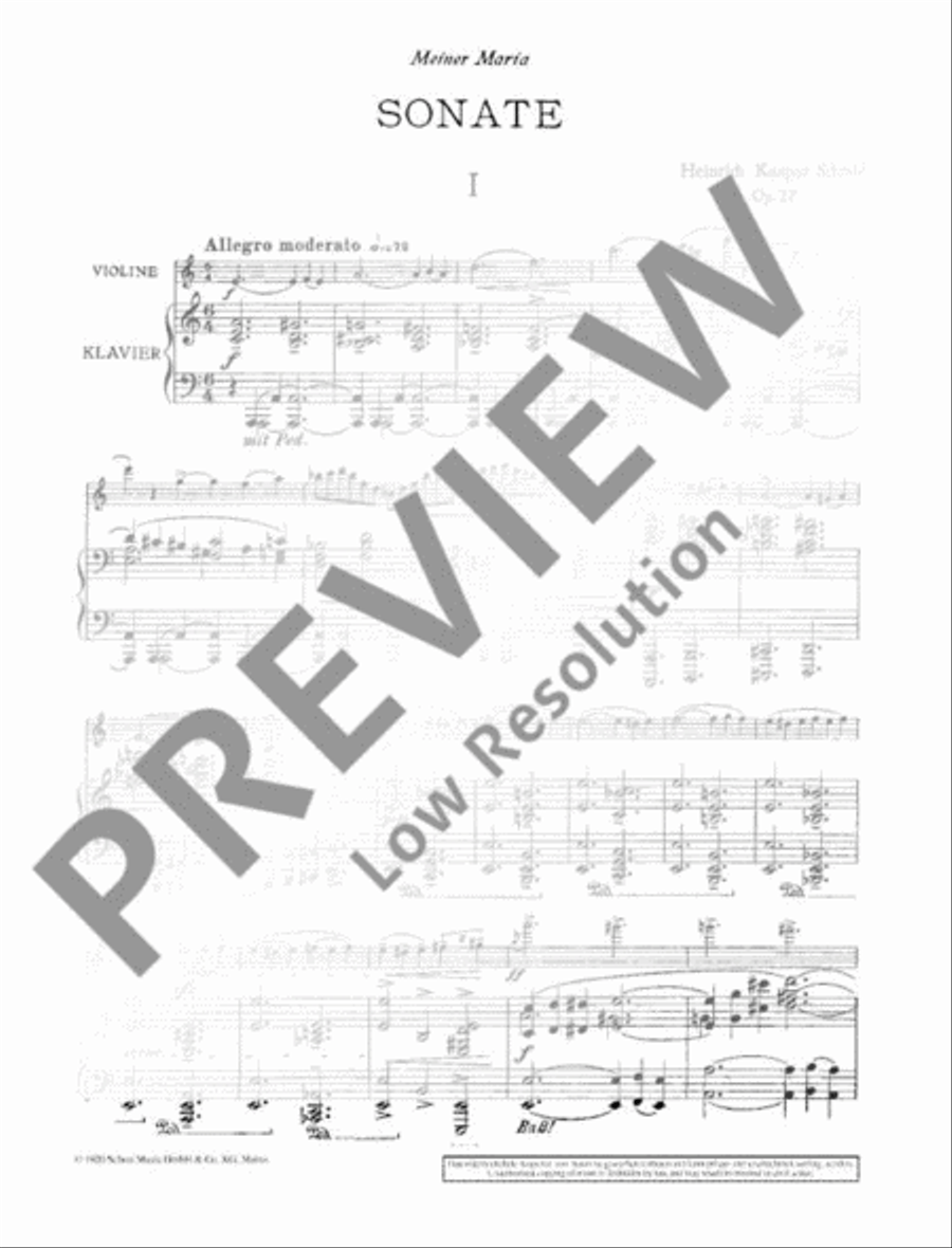Sonata A Minor Violin Solo scores gallery preview page 4