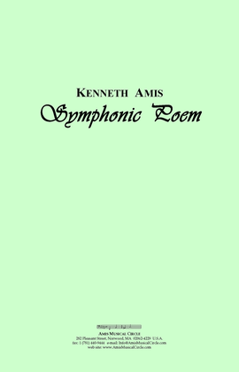 Symphonic Poem - CONDUCTOR'S SCORE ONLY