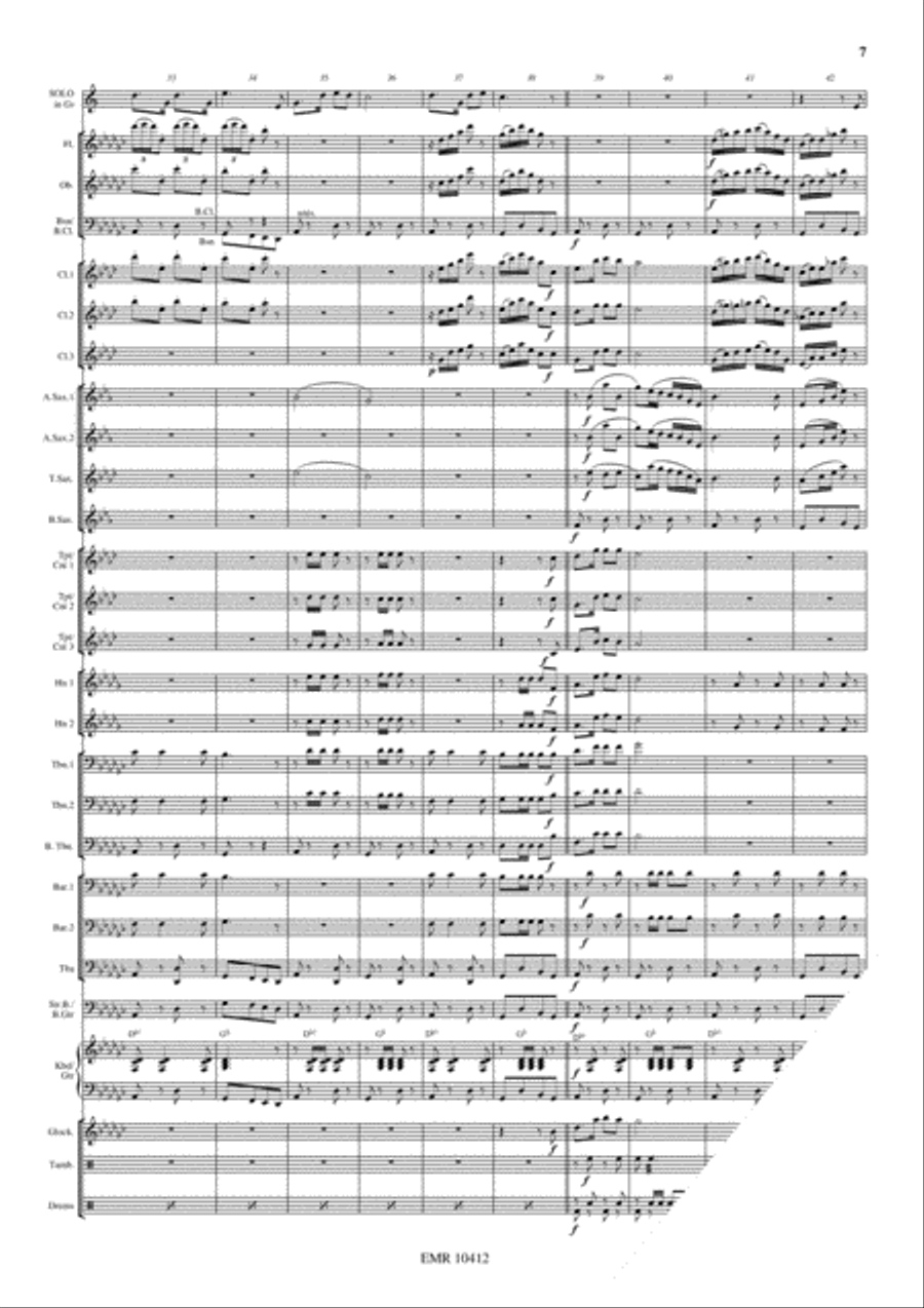 Watering The Periwinkles Watering The Periwinkles Concert Band scores gallery preview page 8