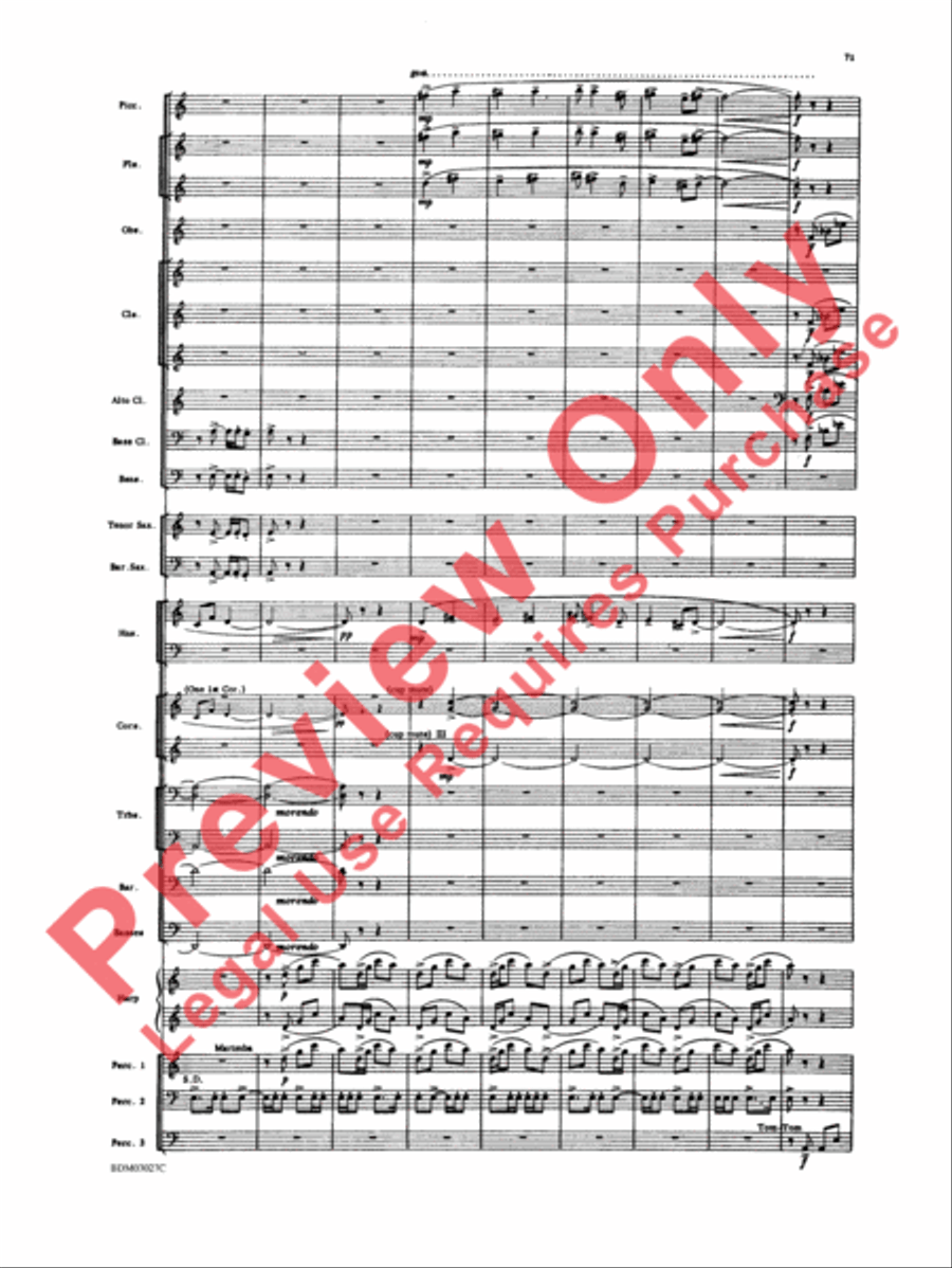 La Fiesta Mexicana Concert Band scores gallery preview page 74