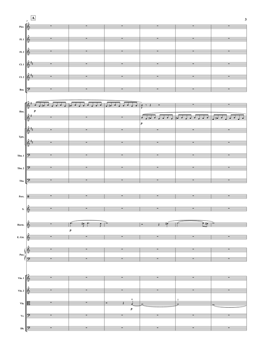 Man With The Harmonica Full Orchestra scores gallery preview page 4