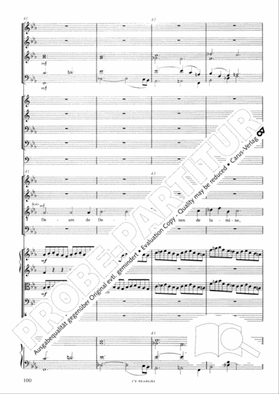 Mass in A Major (2 versions) STB scores gallery preview page 111