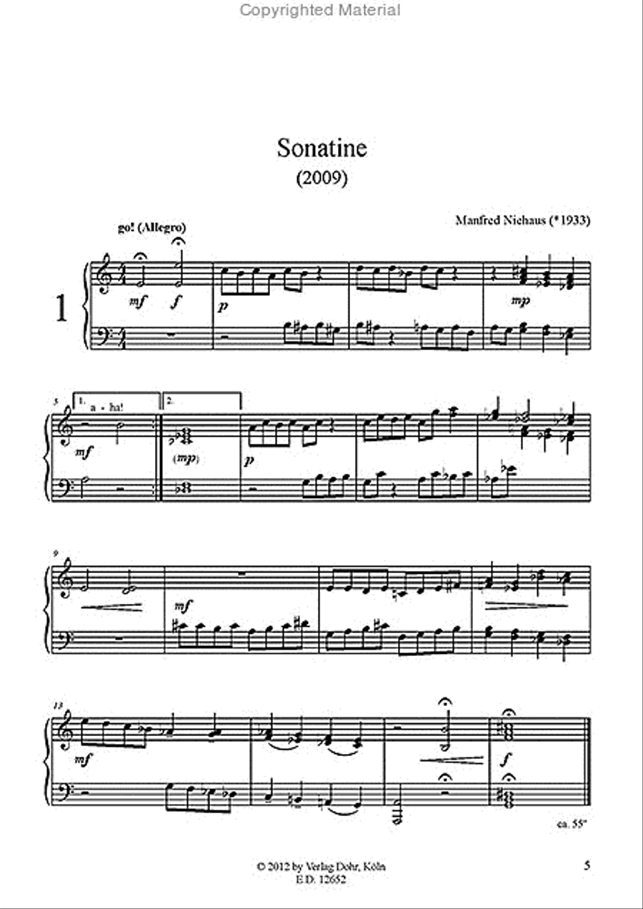 Sonatine und 