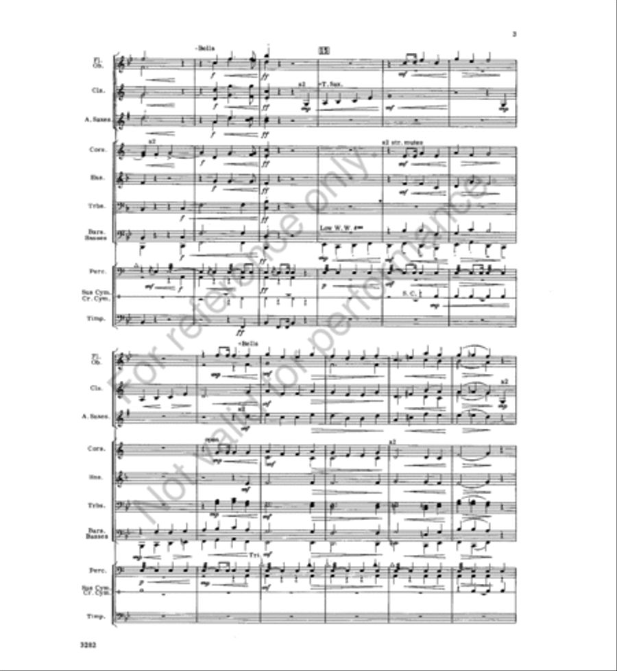 Fanfareon Fanfareon Concert Band scores gallery preview page 3