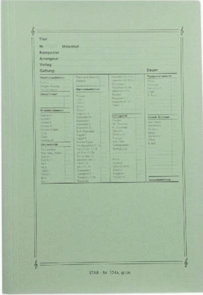 Light board folder green