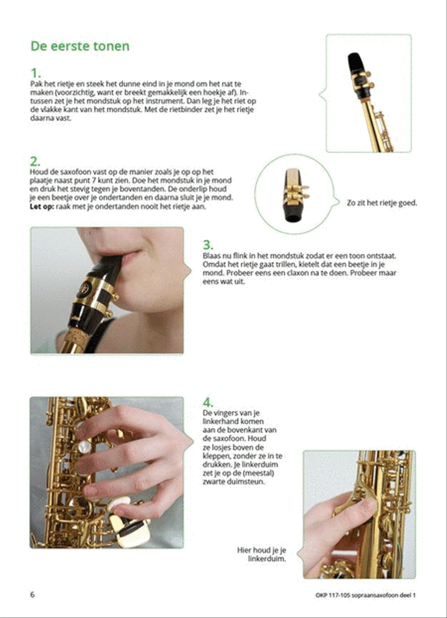 Samen Leren Samenspelen Vlaams Deel 1 Soprano Saxophone scores gallery preview page 4