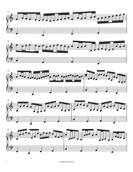 Pachelbel's Canon (Easy Piano) image number null