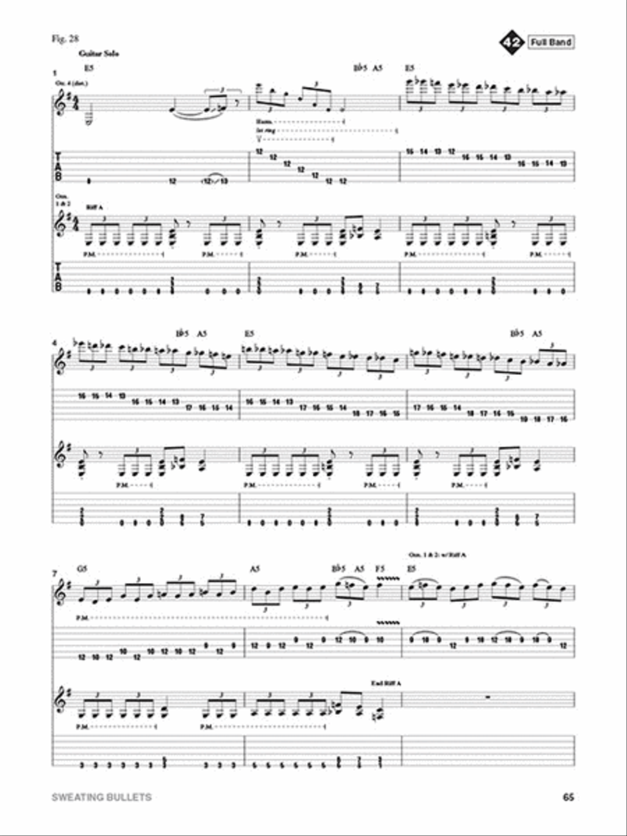 Megadeth – Signature Licks Electric Guitar scores gallery preview page 5