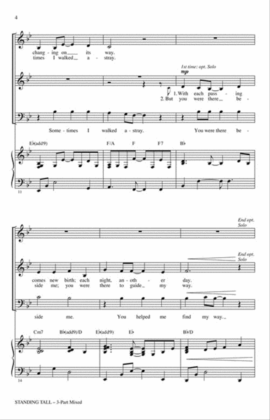 Standing Tall Choir scores gallery preview page 3
