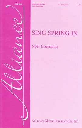 Book cover for Sing Spring In