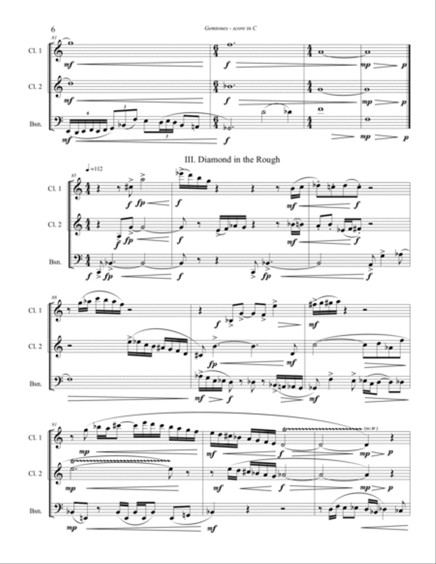 Fuga VII Saxophone Quartet scores gallery preview page 4