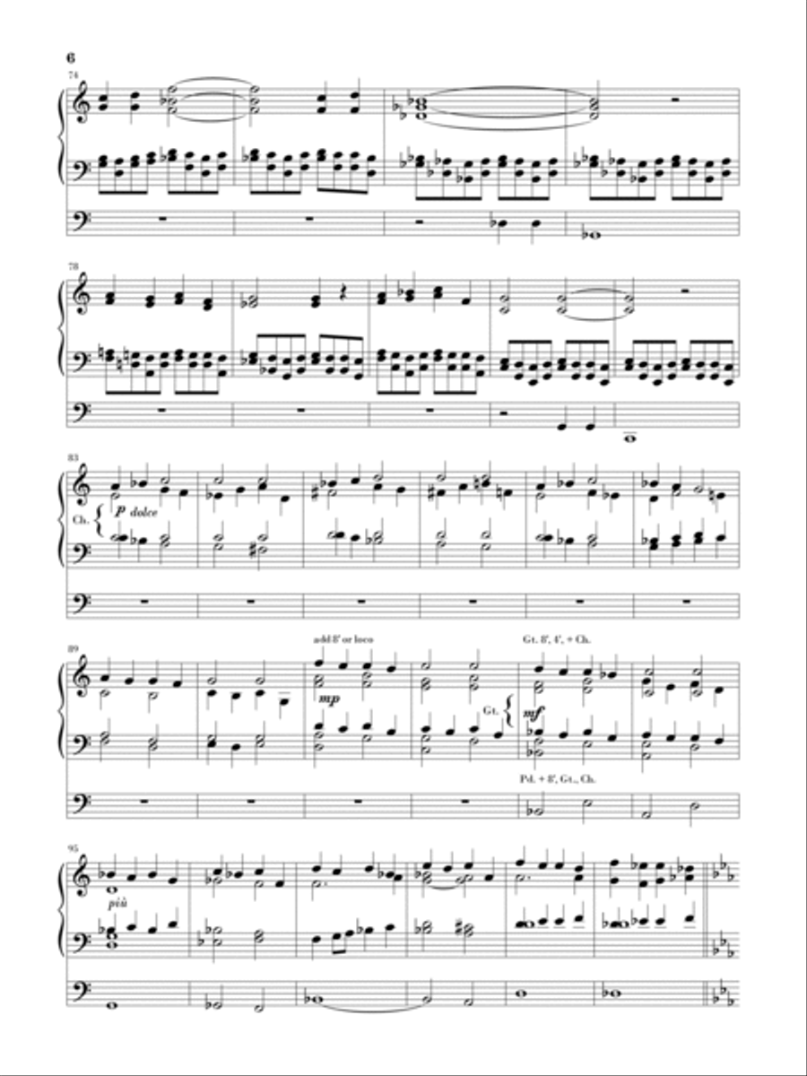 Kearney: Hymn Meditations, vol. 6 (Christmas): On This Day, Silent Night, Good Christian Men Organ Solo scores gallery preview page 6