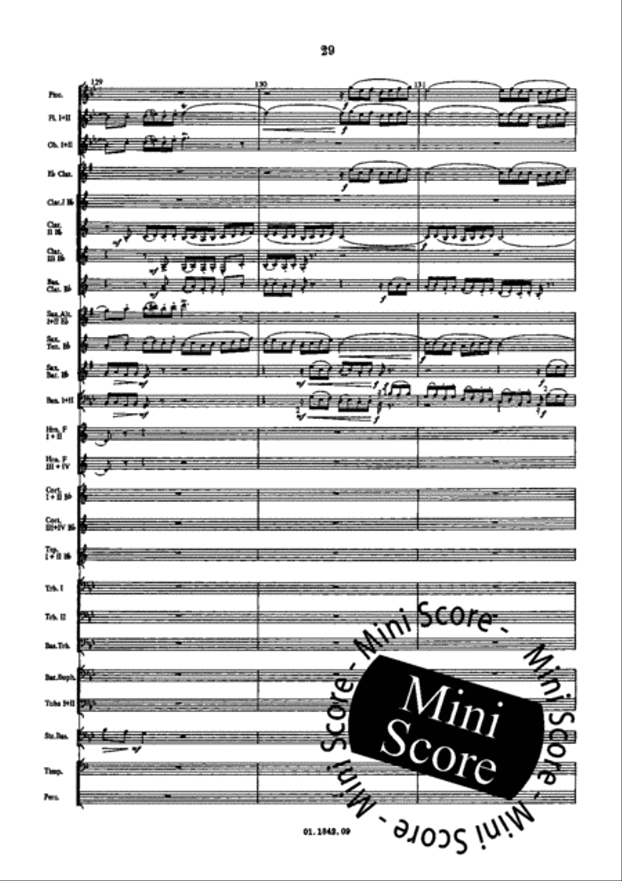 Fantasia and Fugue Concert Band scores gallery preview page 39
