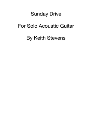 Book cover for Sunday Drive