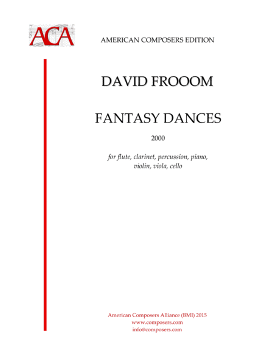 [Froom] Fantasy Dances Large Ensemble scores gallery preview page 1