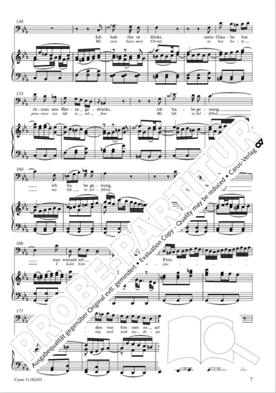 I have enough (Ich habe genung) Mezzo-Soprano Voice scores gallery preview page 10