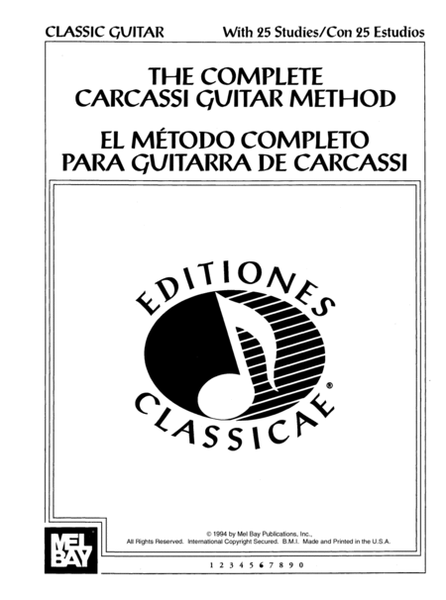 El metodo completo de la guitarra Carcassi