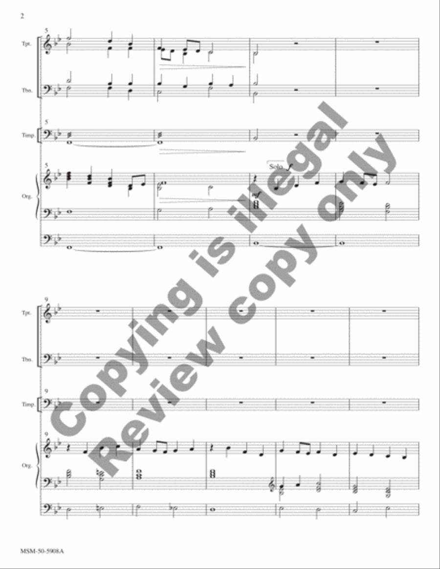 Come with a Thankful Heart (Full Score) Choir scores gallery preview page 4