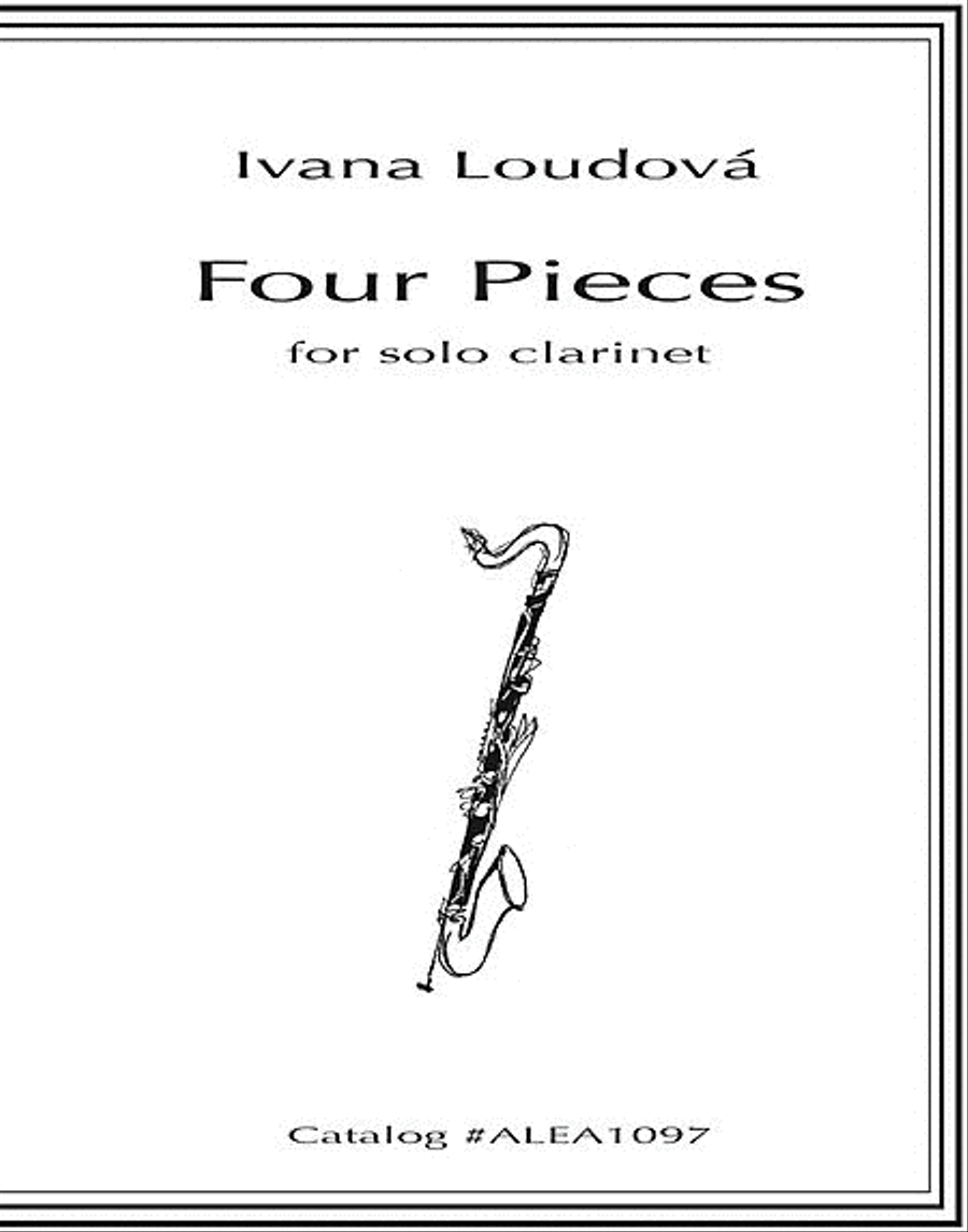 Ctyri Kusi/Four Pieces Clarinet Solo scores gallery preview page 1