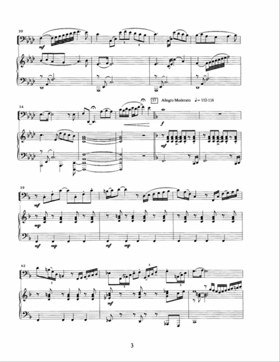 Rhapsody for Euphonium Euphonium scores gallery preview page 4
