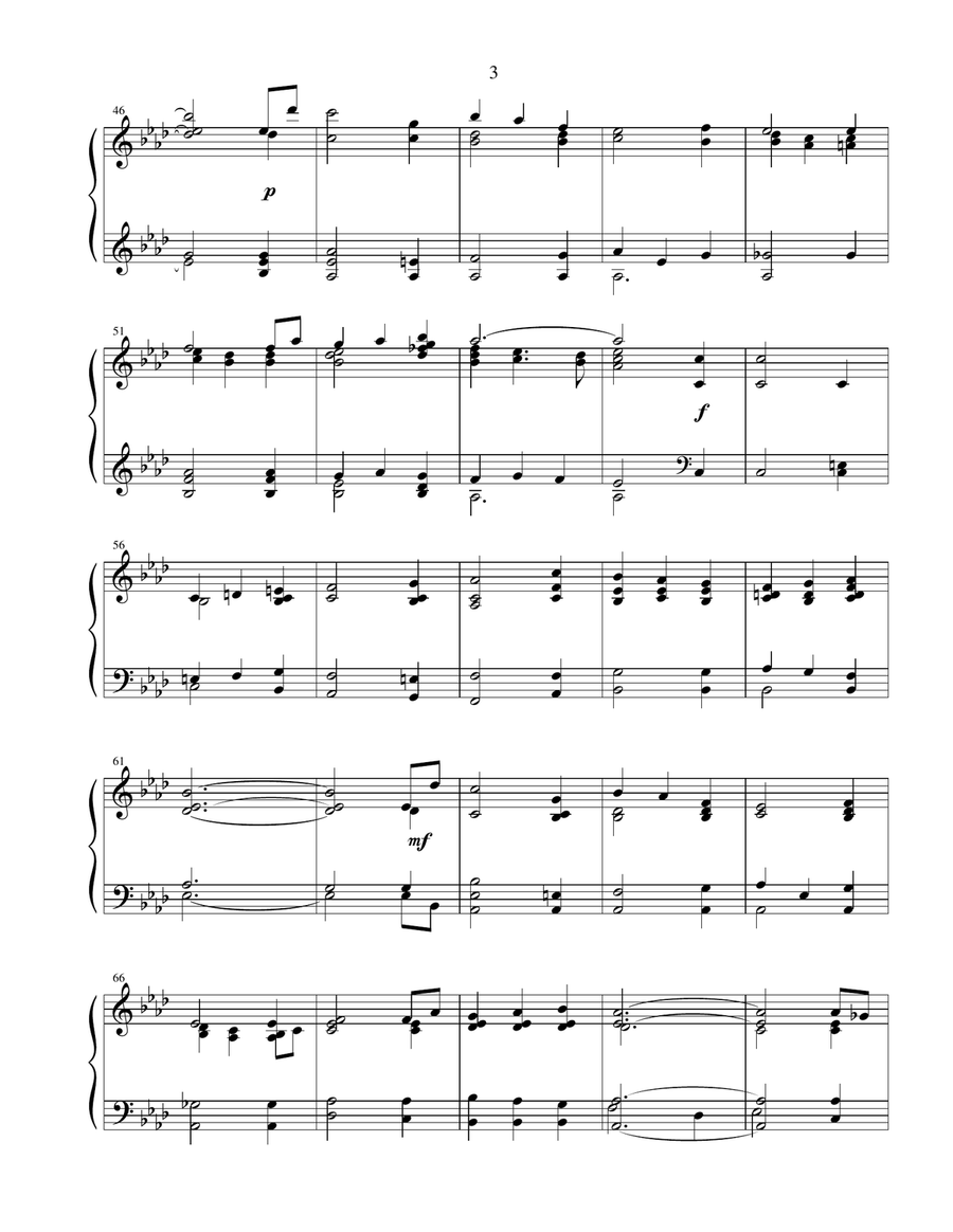 Sacred Hymn Arrangements for Piano - Christmas Piano Solo scores gallery preview page 6
