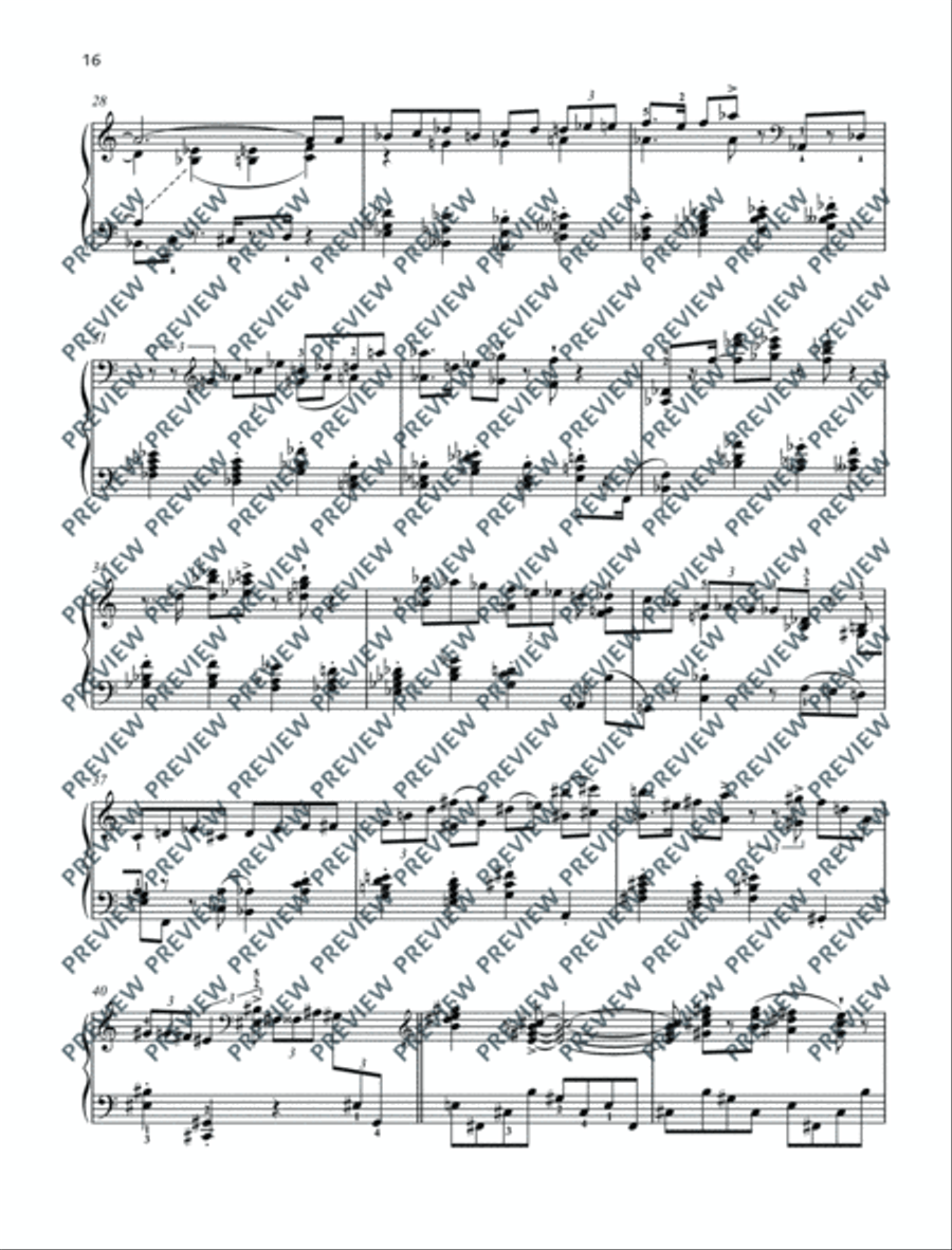 Suite Piano Solo scores gallery preview page 17