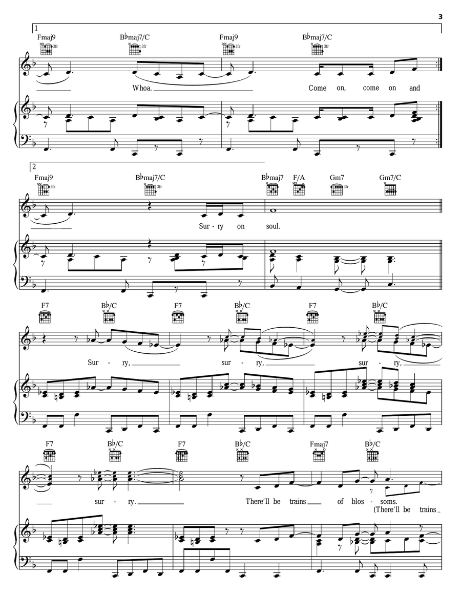 Stoned Soul Picnic (Picnic, A Green City) Acoustic Guitar scores gallery preview page 3