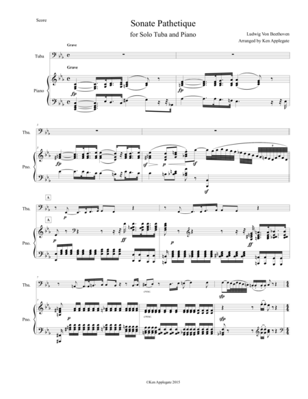 Beethoven Pathetique Sonata Mvt 1: Grave