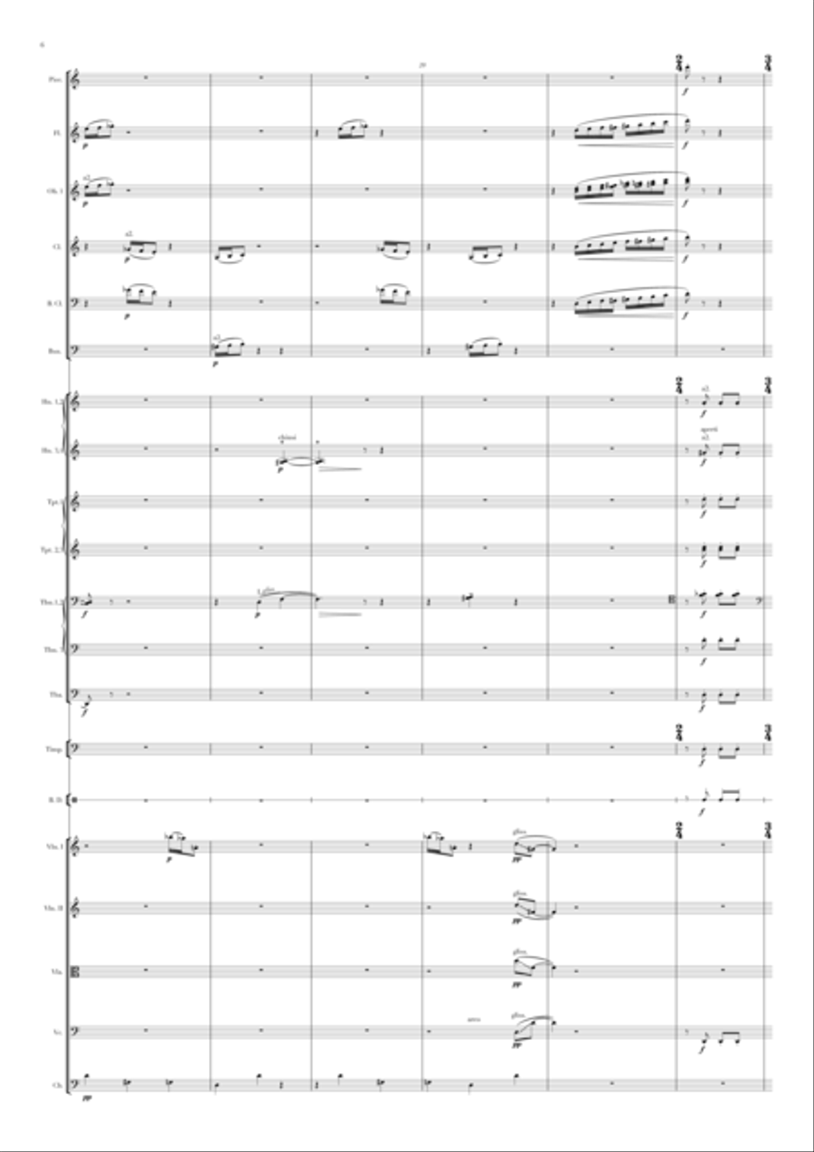 Davide Tammaro: TEMPUS per orchestra (ES-22-056) - Score Only Full Orchestra scores gallery preview page 6