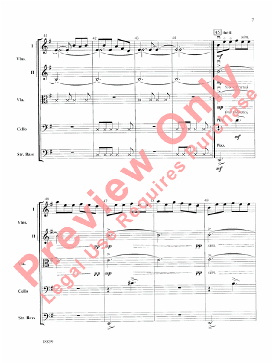 A Gaelic Overture A Gaelic Overture String Orchestra scores gallery preview page 8