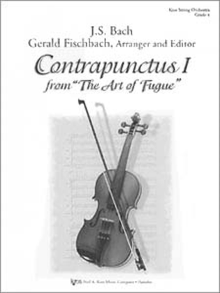 Contrapunctus I From Art Of Fugue - Score