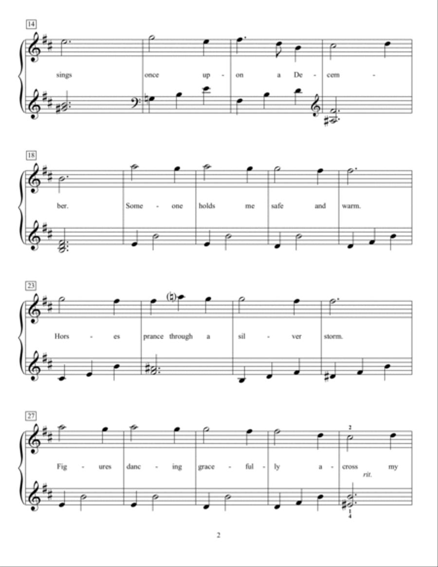 Once Upon A December (from Anastasia) (arr. Phillip Keveren) Piano Method scores gallery preview page 2