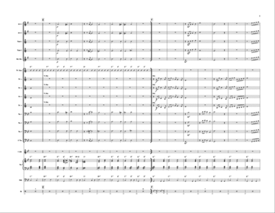 The Voyager Jazz Ensemble scores gallery preview page 3