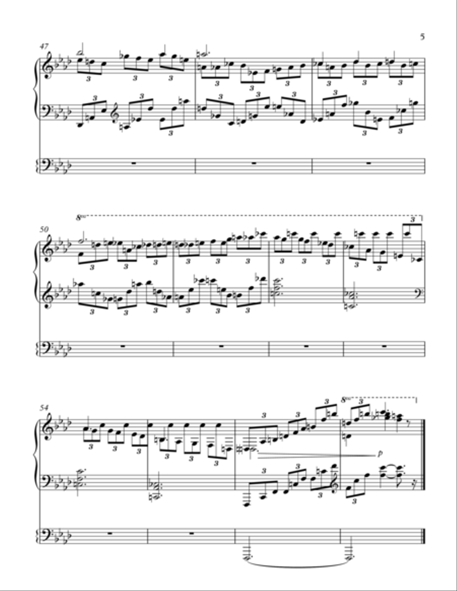 Impersonata: Movements II, III & IV Piano Solo scores gallery preview page 6